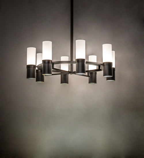Meyda Tiffany Farmington 233588 Chandelier Light - Oil Rubbed Bronze
