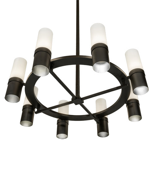 Meyda Tiffany Farmington 233588 Chandelier Light - Oil Rubbed Bronze