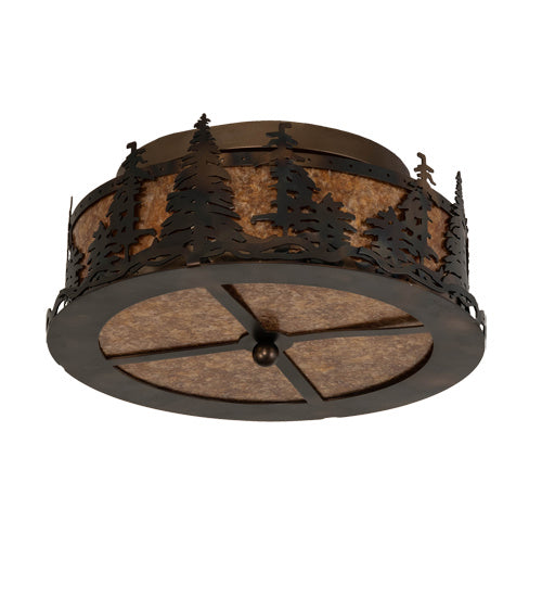 Meyda Tiffany Tall Pines 233628 Ceiling Light - Antique Copper,Burnished