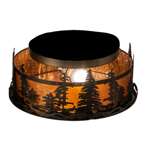 Meyda Tiffany Tall Pines 233628 Ceiling Light - Antique Copper,Burnished