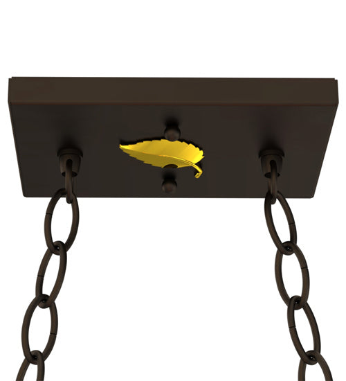 Meyda Tiffany Deer At Lake 233927 Pendant Light - Oil Rubbed Bronze