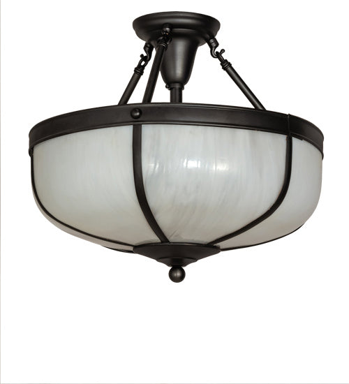 Meyda Tiffany Arts & Crafts 234504 Ceiling Light - Craftsman Brown