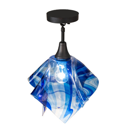 Meyda Tiffany Handkerchief 235271 Pendant Light - Craftsman Brown