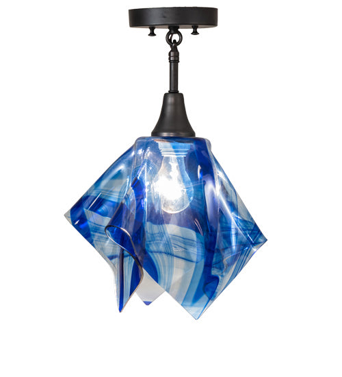 Meyda Tiffany Handkerchief 235271 Pendant Light - Craftsman Brown