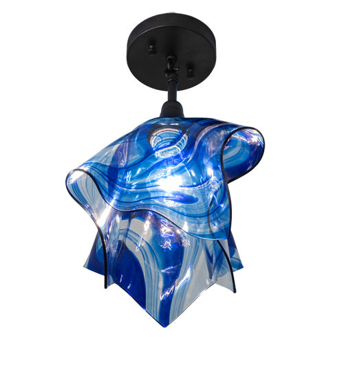 Meyda Tiffany Handkerchief 235271 Pendant Light - Craftsman Brown