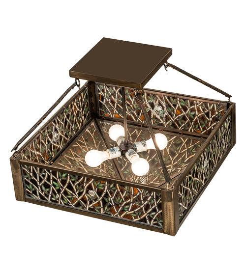 Meyda Tiffany Bamboo 235973 Ceiling Light - Antique Copper