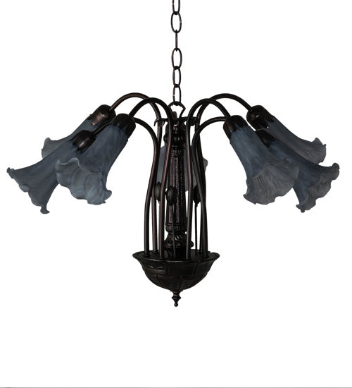 Meyda Tiffany Tiffany Pond Lily 236535 Chandelier Light - Mahogany Bronze