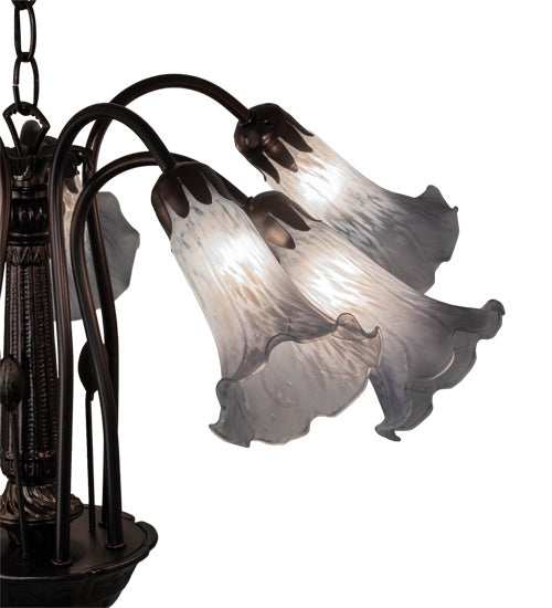 Meyda Tiffany Tiffany Pond Lily 236535 Chandelier Light - Mahogany Bronze