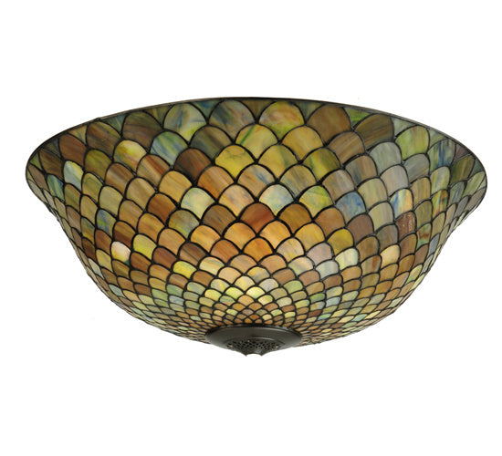 Meyda Tiffany Lighting 29627 Tiffany Fishscale Shade Lamp Shade Multicolored