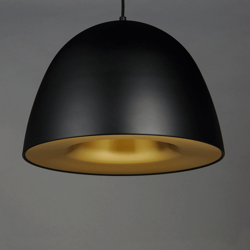 ET2 by Maxim Fungo E24916-BKSBR Pendant Light - Black / Satin Brass