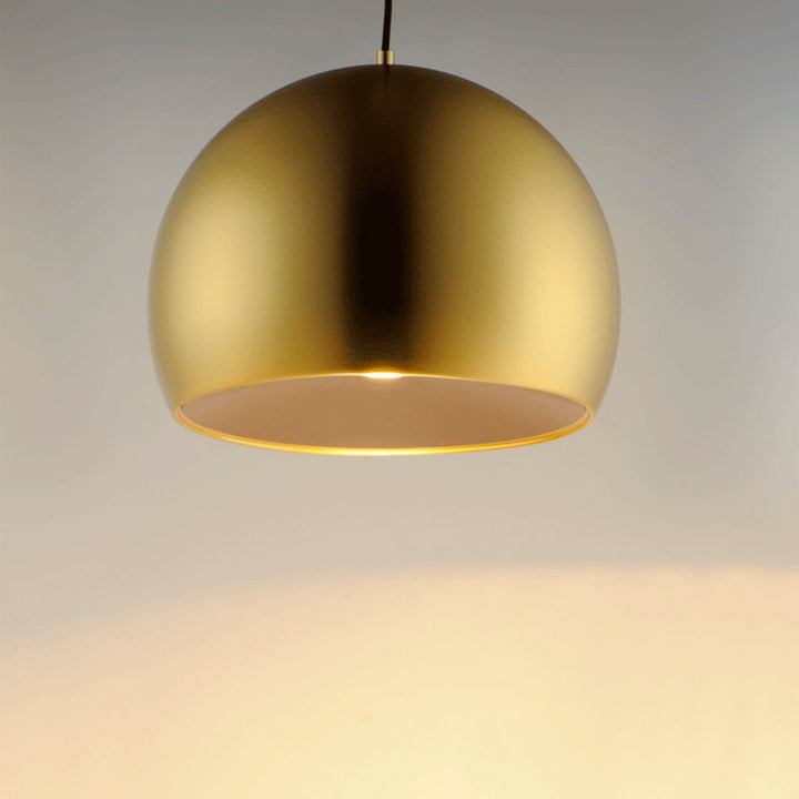 ET2 by Maxim Palla E24924-SBRCOF Pendant Light - Satin Brass / Coffee