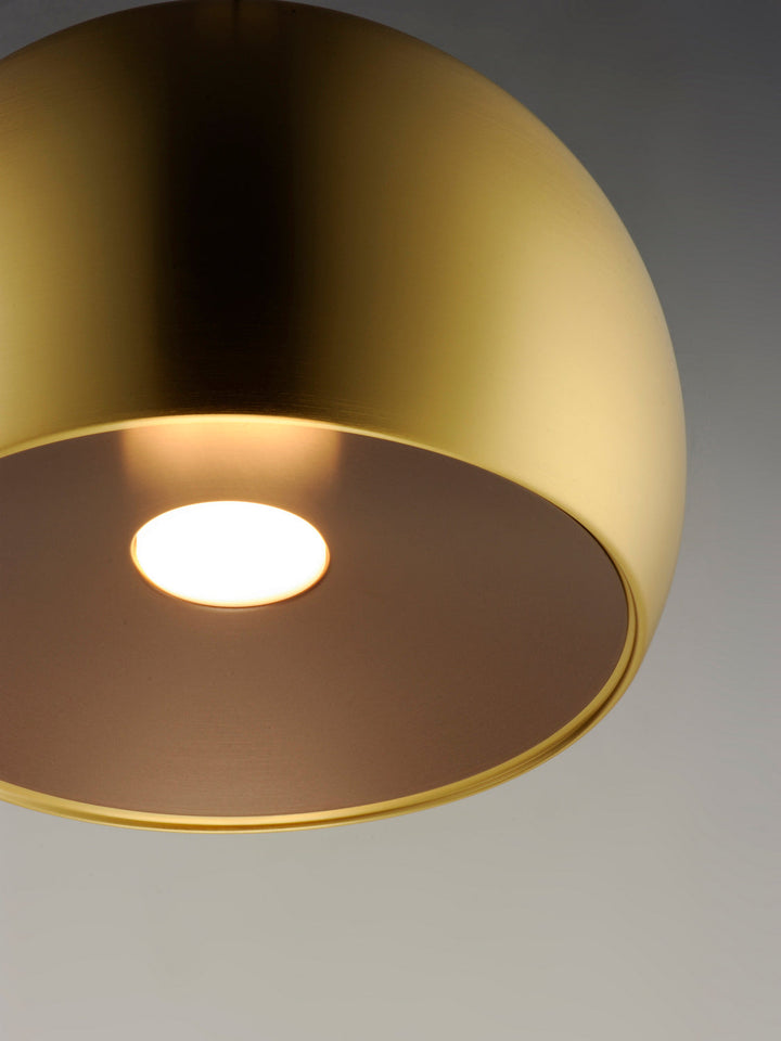 ET2 by Maxim Palla E24924-SBRCOF Pendant Light - Satin Brass / Coffee