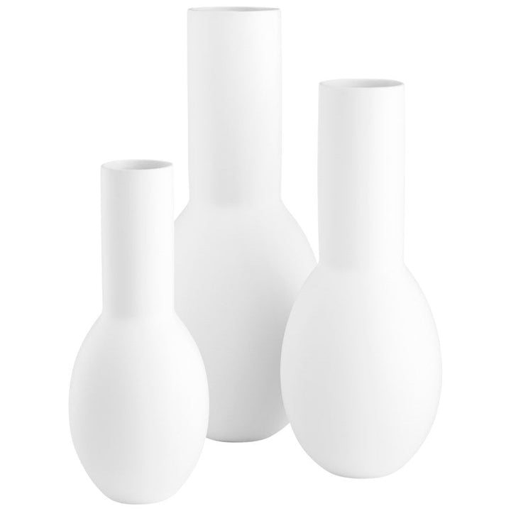 Cyan 10536 Vases & Planters - Matte White