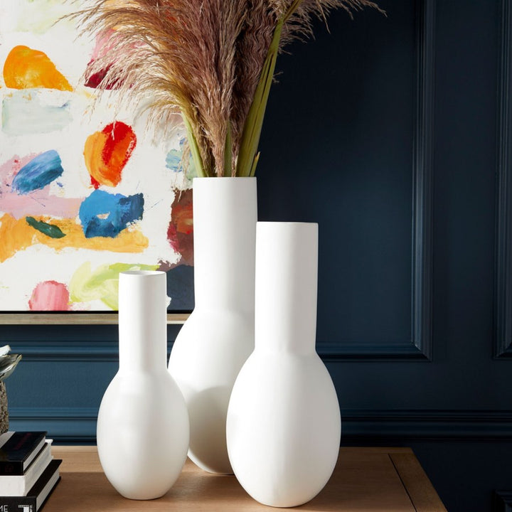 Cyan 10536 Vases & Planters - Matte White