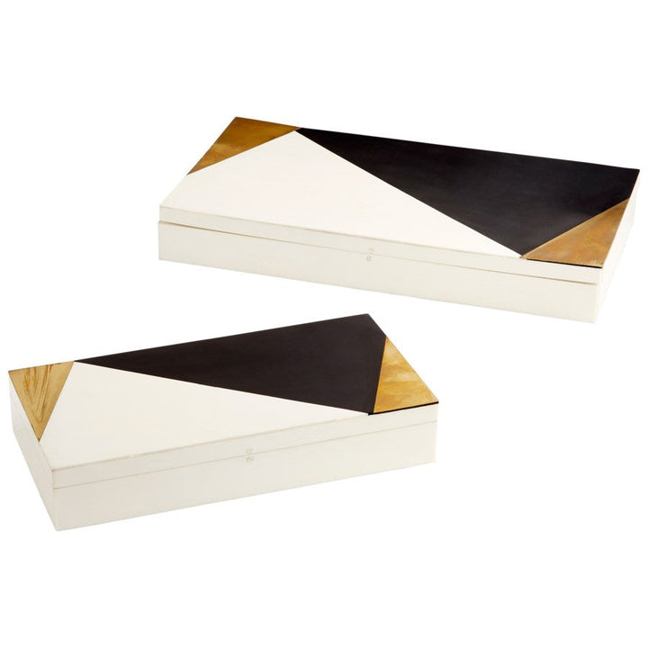 Cyan 10654 Containers & Trays - Black - Gold - White