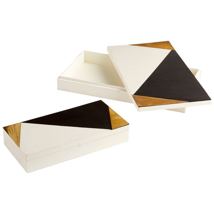 Cyan 10654 Containers & Trays - Black - Gold - White