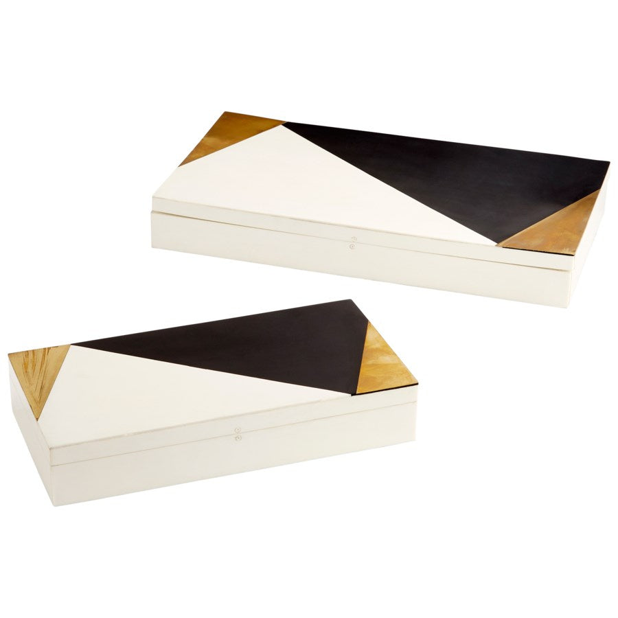 Cyan 10655 Containers & Trays - Black - Gold - White