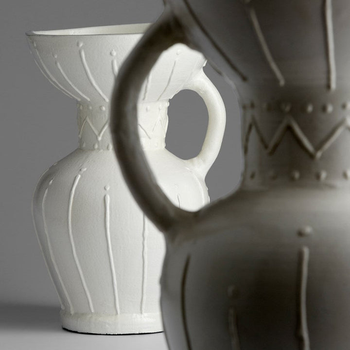 Cyan 10674 Vases & Planters - White