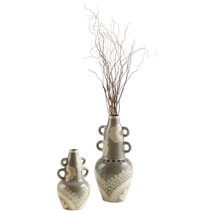 Cyan 10681 Vases & Planters - Olive Green