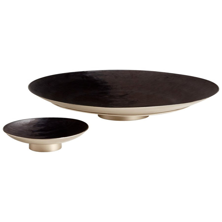 Cyan 10691 Bowls & Plates - Matt And Black Pearl