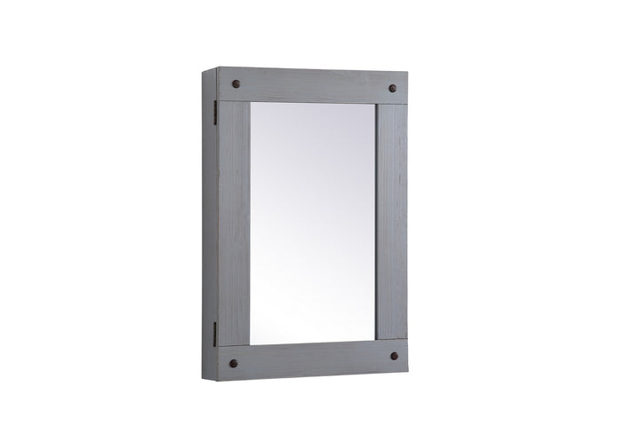 Elegant Lighting MR562233GR Waverly Medicine Cabinet Mirror Gray