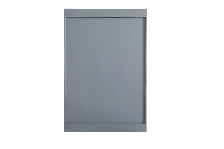 Elegant Lighting MR562233GR Waverly Medicine Cabinet Mirror Gray