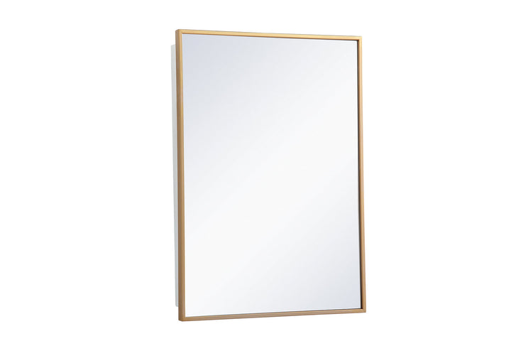 Elegant Lighting MR572028BRS  Wyn Mirror Brass