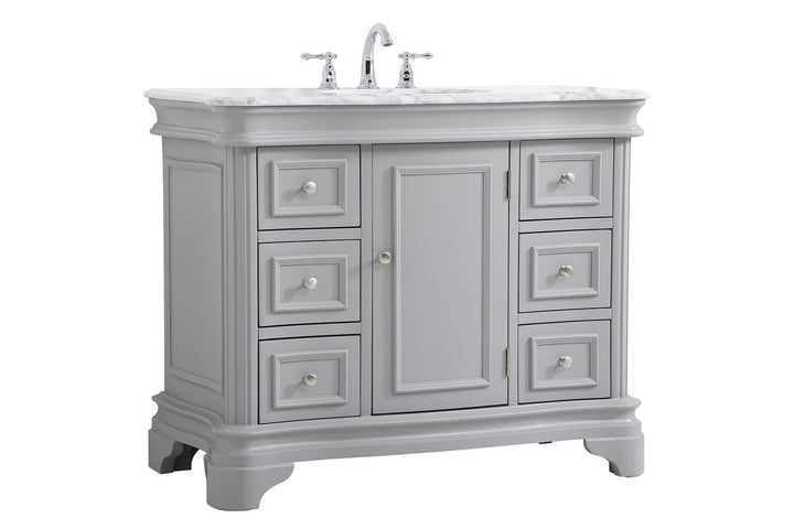 Elegant Lighting VF52042GR Kameron Bathroom Vanity Set Plumbing Gray