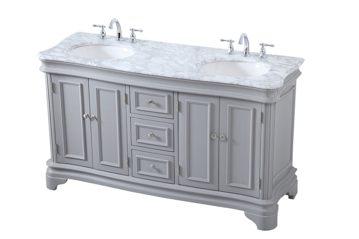 Elegant Lighting VF52060DGR Kameron Bathroom Vanity Set Plumbing Gray