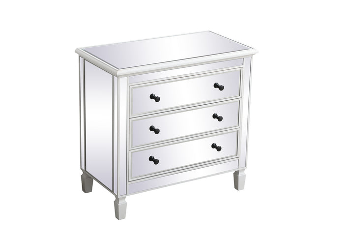 Elegant Lighting MF6-1019AW Contempo Chest Furniture White