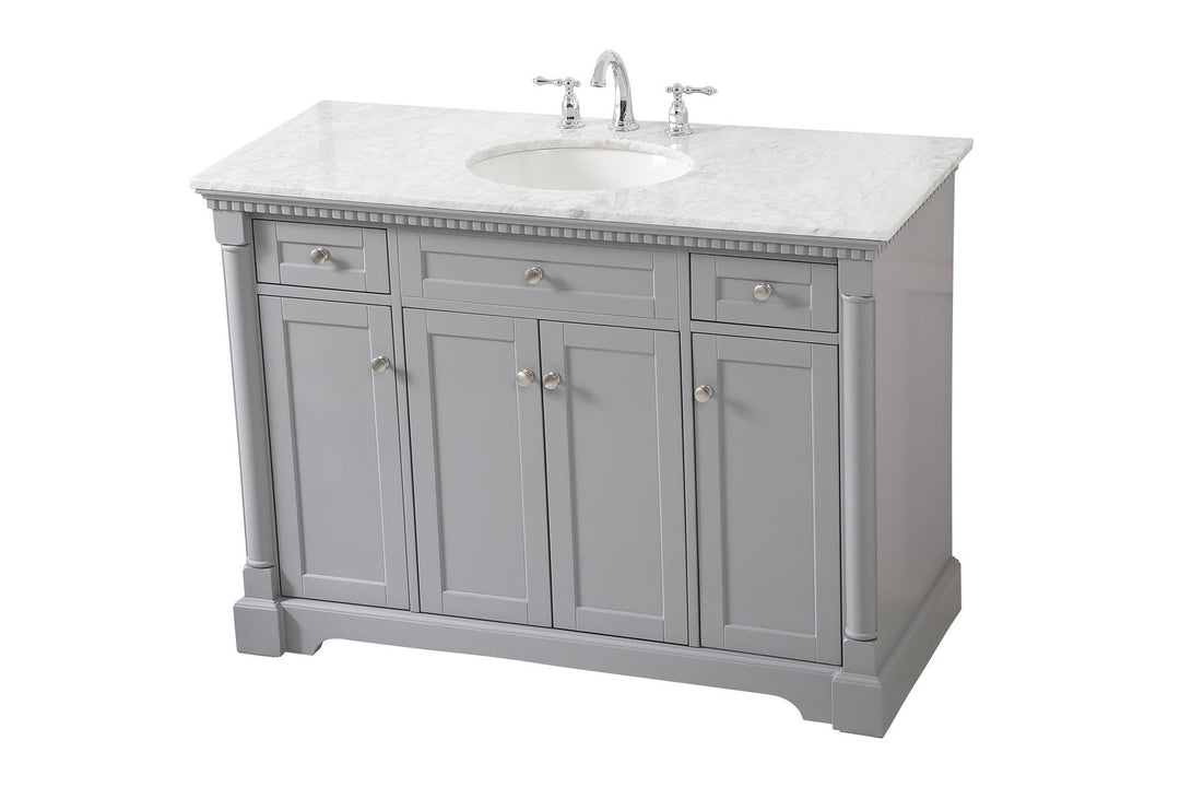 Elegant Lighting VF53048GR  Clarence Plumbing Grey