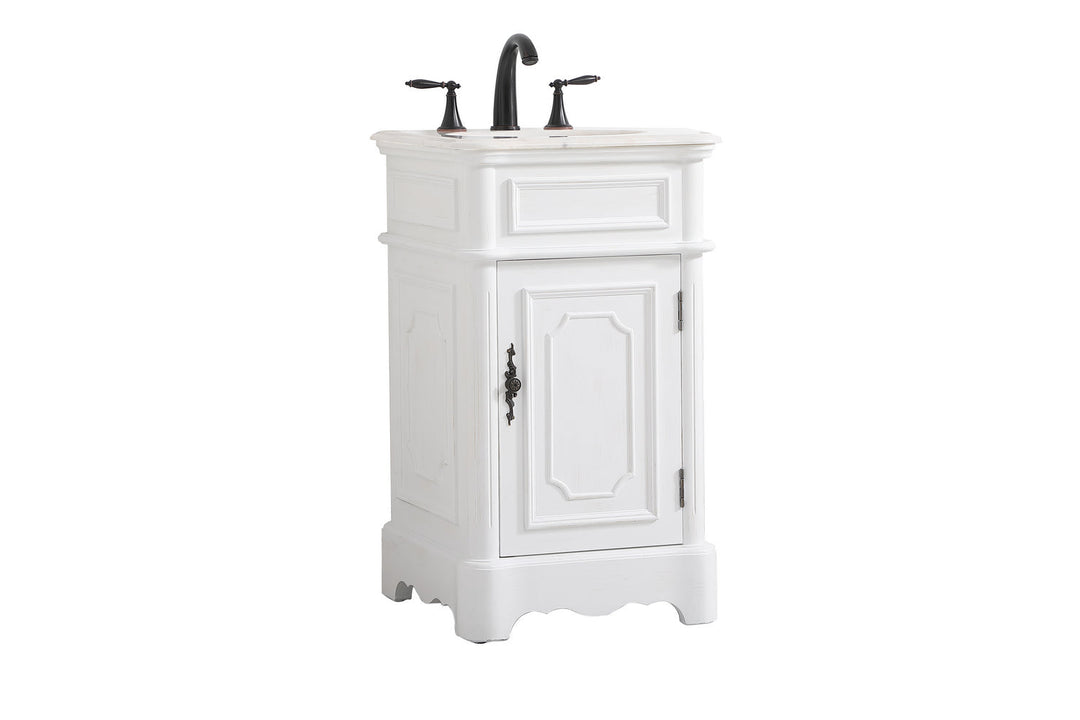 Elegant Lighting VF30419AW Francis Bathroom Vanity Set Plumbing White