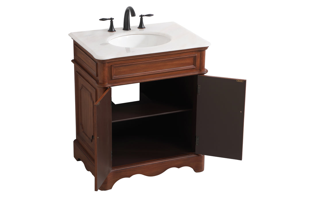 Elegant Lighting VF30430TK Francis Bathroom Vanity Set Plumbing Bronze / Dark