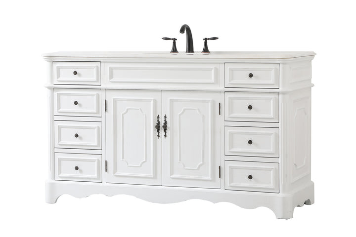 Elegant Lighting VF30460AW Francis Bathroom Vanity Set Plumbing White