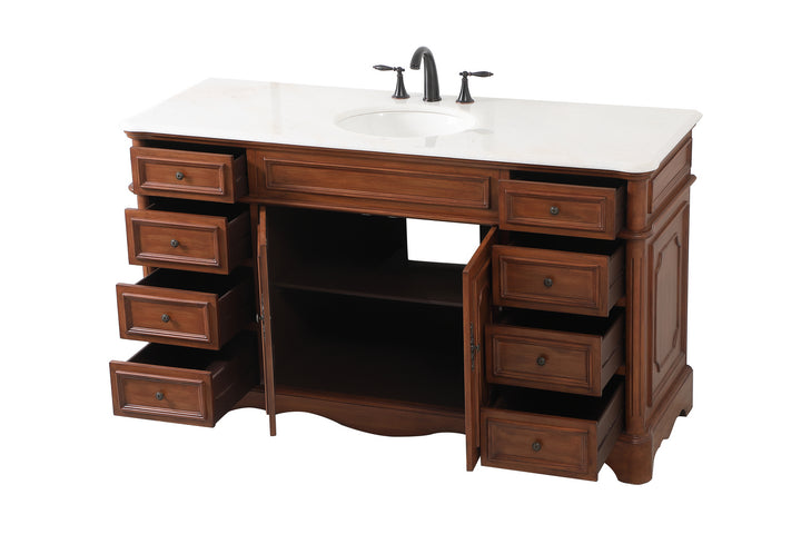 Elegant Lighting VF30460TK Francis Bathroom Vanity Set Plumbing Bronze / Dark