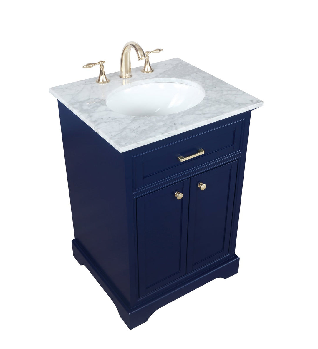 Elegant Lighting VF15024BL  Americana Plumbing Blue