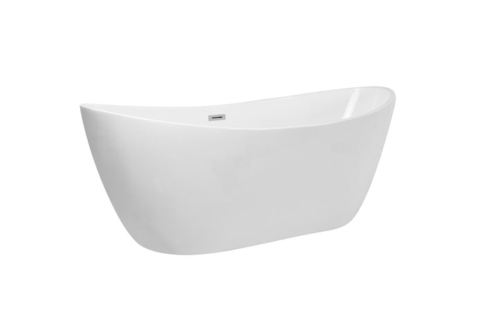 Elegant Lighting BT10372GW Modern Ines Plumbing Glossy White