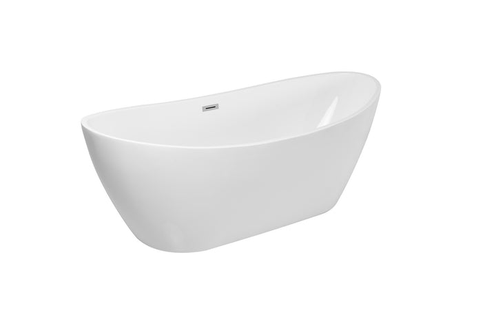 Elegant Lighting BT10372GW Modern Ines Plumbing Glossy White