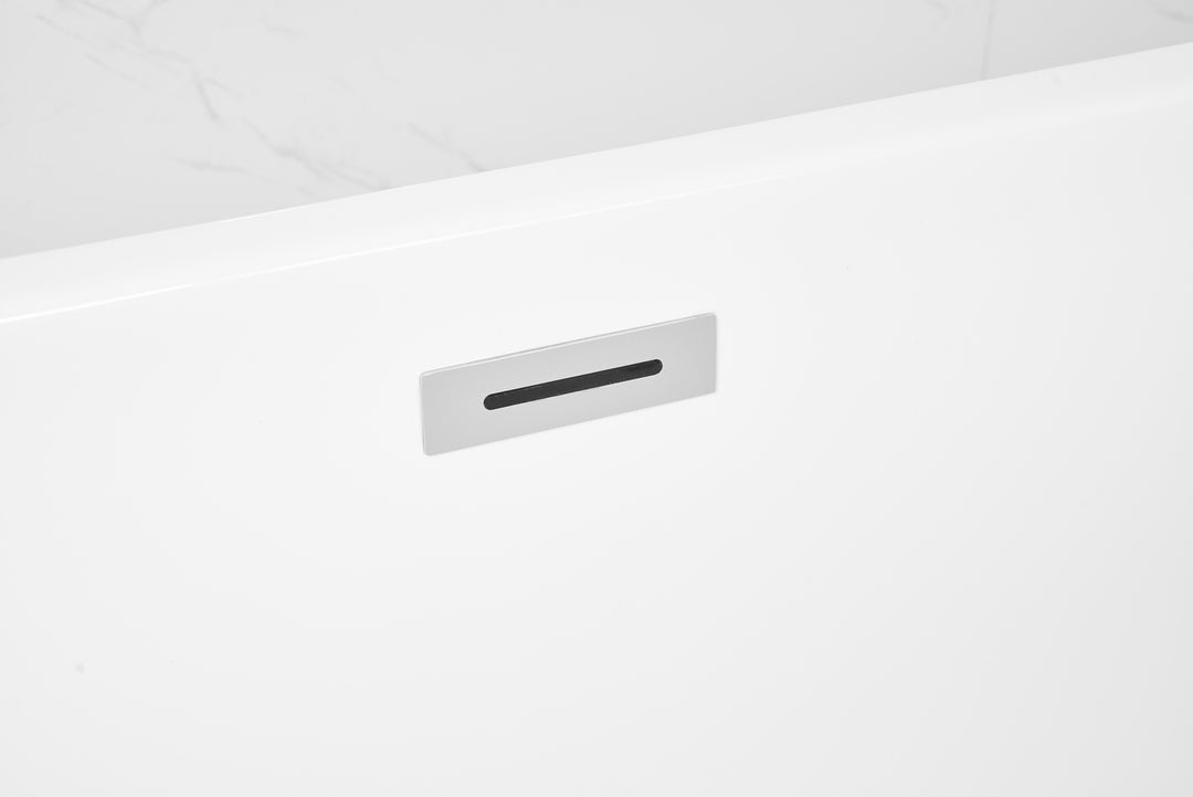 Elegant Lighting BT10372GW Modern Ines Plumbing Glossy White