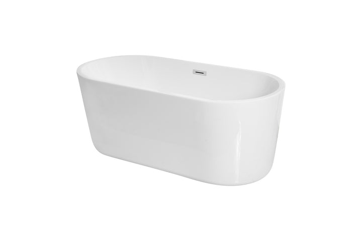 Elegant Lighting BT10659GW  Odette Plumbing Glossy White