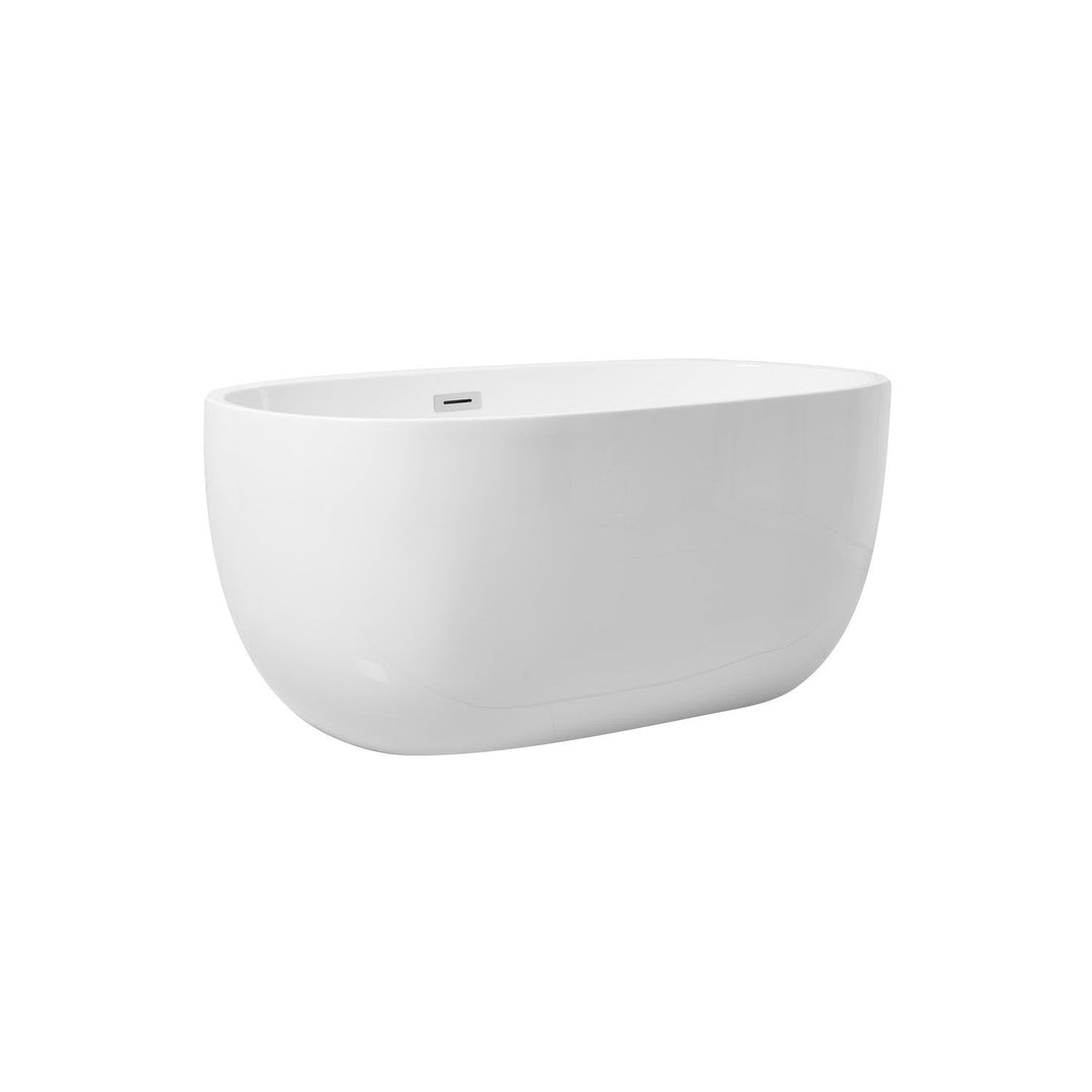 Elegant Lighting BT10754GW  Allegra Plumbing Glossy White