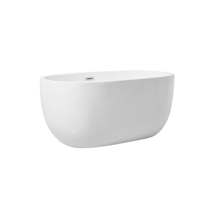 Elegant Lighting BT10754GW  Allegra Plumbing Glossy White