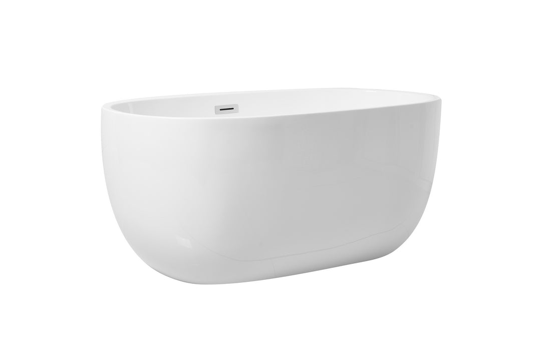 Elegant Lighting BT10754GW  Allegra Plumbing Glossy White