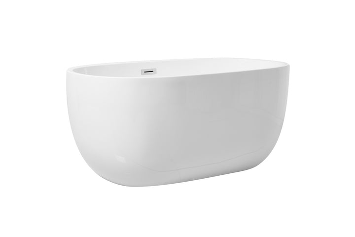 Elegant Lighting BT10754GW  Allegra Plumbing Glossy White