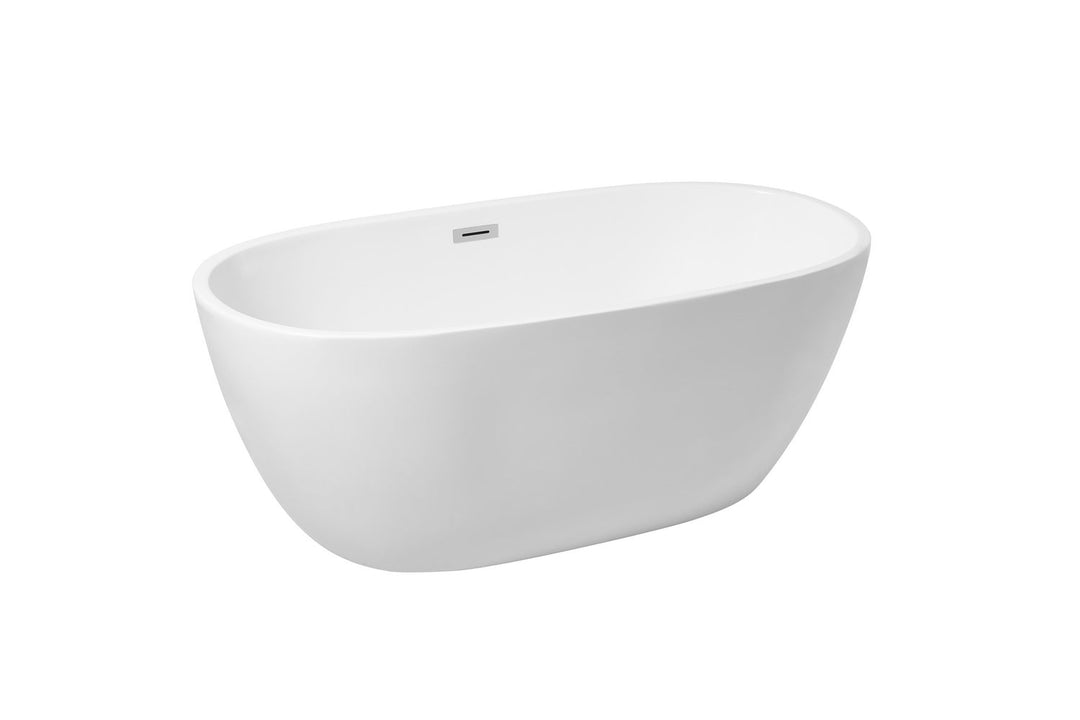 Elegant Lighting BT10759GW Modern Allegra Plumbing Glossy White