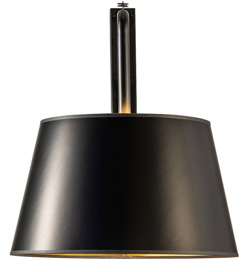 Meyda Tiffany Lighting 229057 Cilindro One Light Swing Arm Wall Sconce Lamp Bronze / Dark