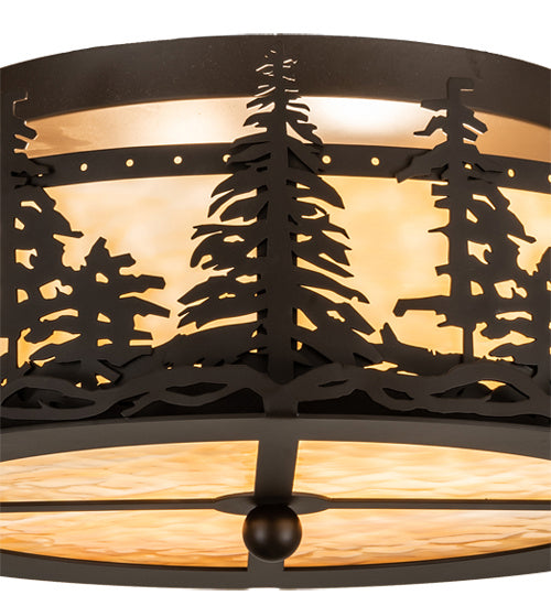 Meyda Tiffany Tall Pines 233881 Ceiling Light - Oil Rubbed Bronze