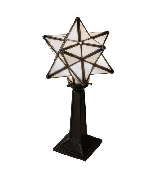 Meyda Tiffany Lighting 235265 Moravian Star One Light Accent Lamp Lamp Bronze / Dark