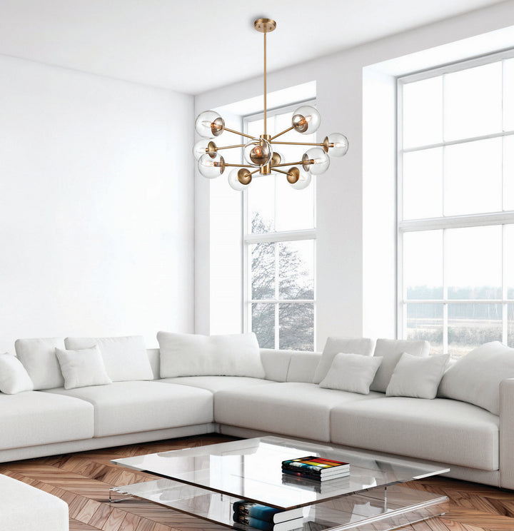 Millennium Avell 8150-MG Chandelier Light - Modern Gold