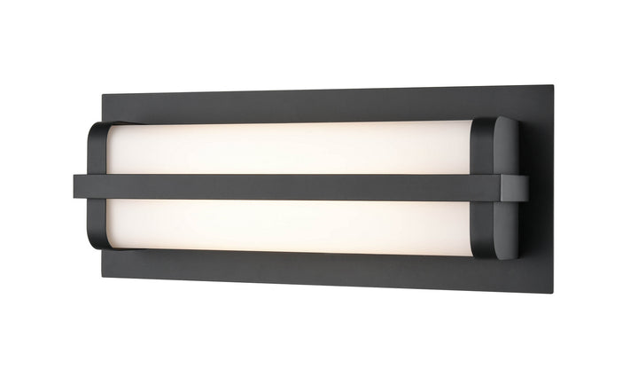 Millennium Lighting 8091-PBK Amster Led Outdoor Wall Mount Outdoor Black